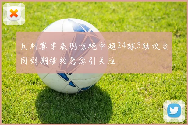 瓦科赛季表现惊艳中超24球5助攻合同到期续约悬念引关注